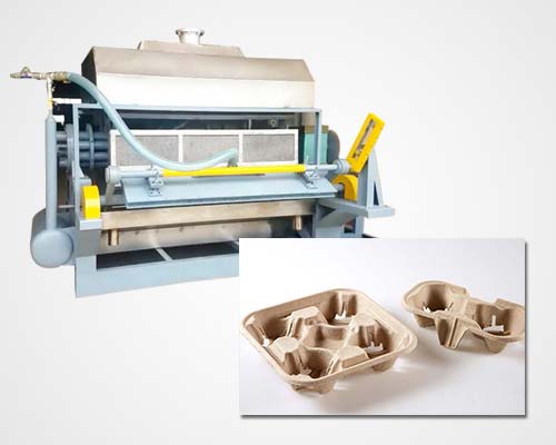 production line to manufacture cup carrier trays