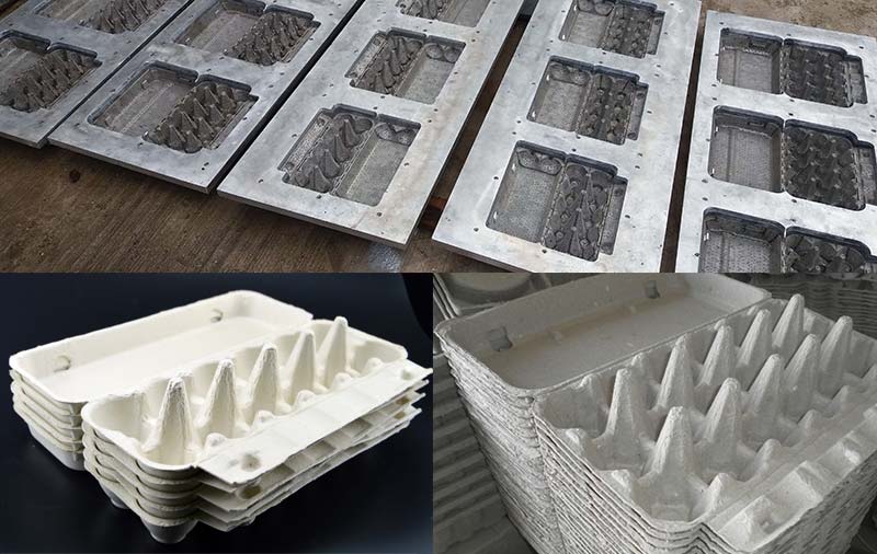paper pulp egg carton moulds and products