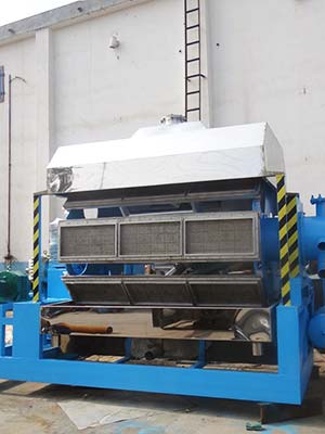 pulp moulding machine for cup holder tray manufacturing